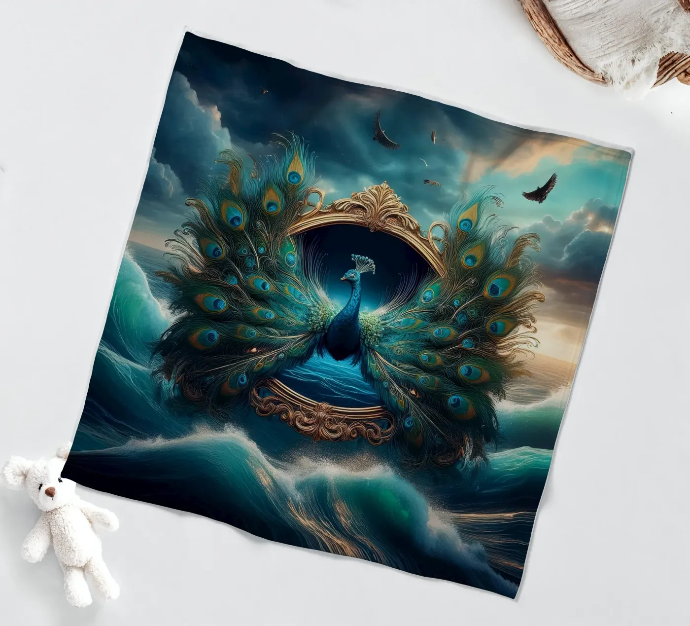 wings2 Fleecedecke von kimmindmuse