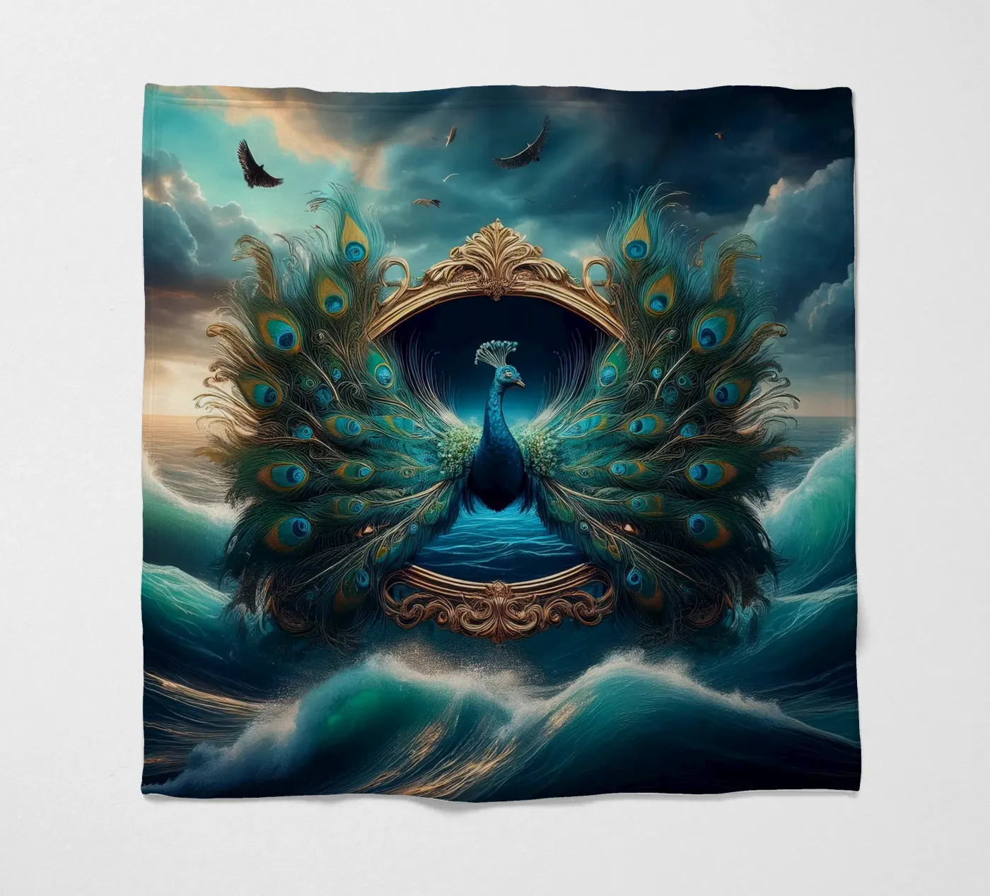 flügel2 Fleecedecke von kimmindmuse