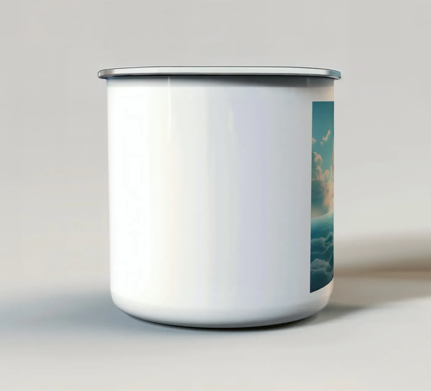 shift enamel mug by kimmindmuse