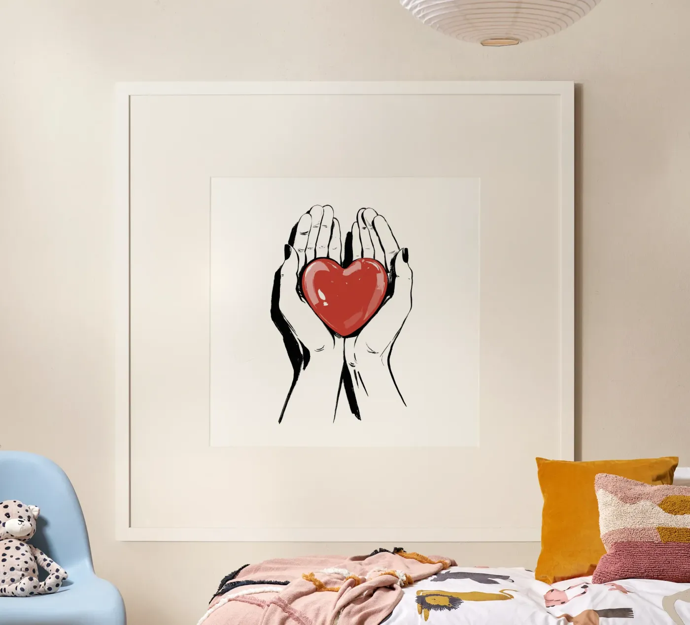 Heart poster by DrawDraw