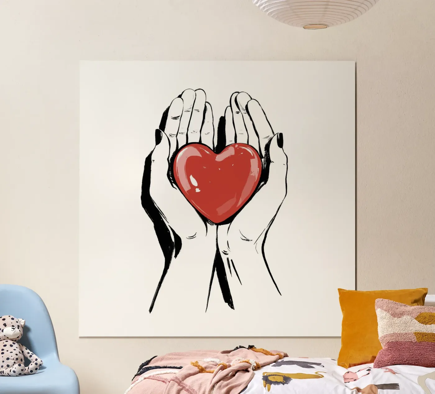 Heart poster by DrawDraw