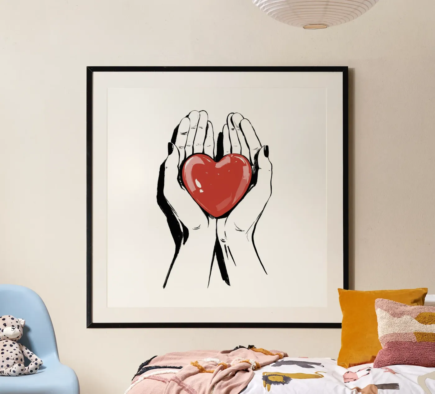 Heart poster by DrawDraw