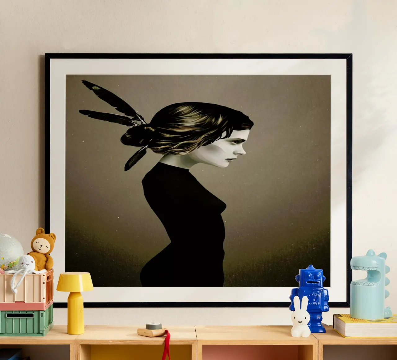 This City II poster con telaio in plastica da Ruben Ireland