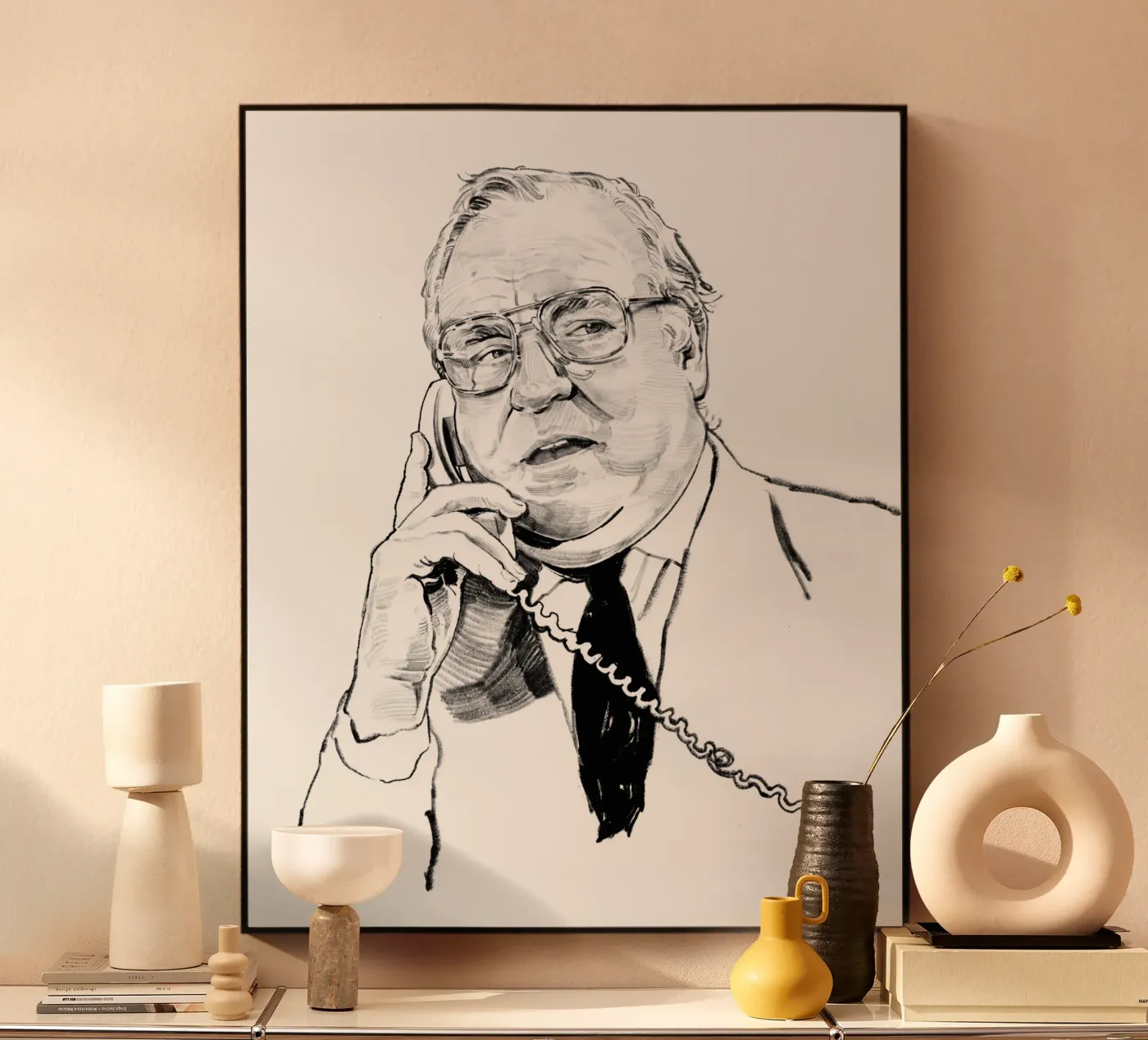 Helmut Kohl plexiglass da DrawDraw