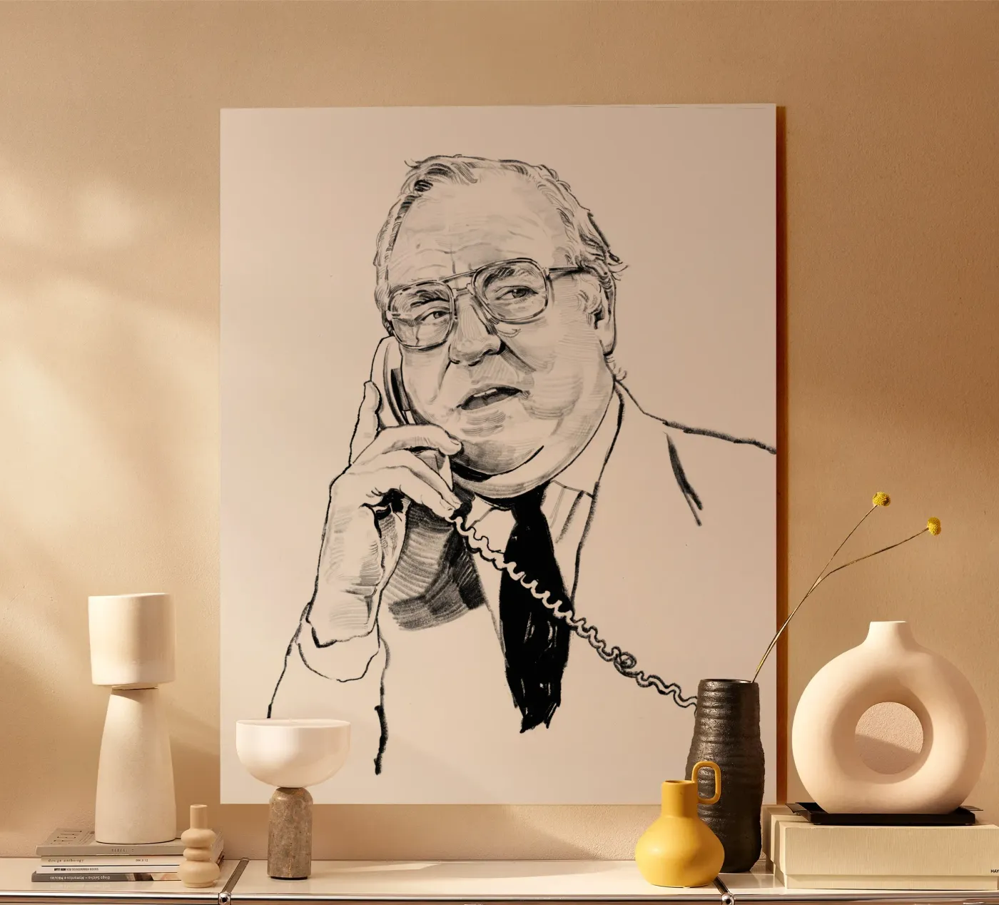 Helmut Kohl plexiglass da DrawDraw