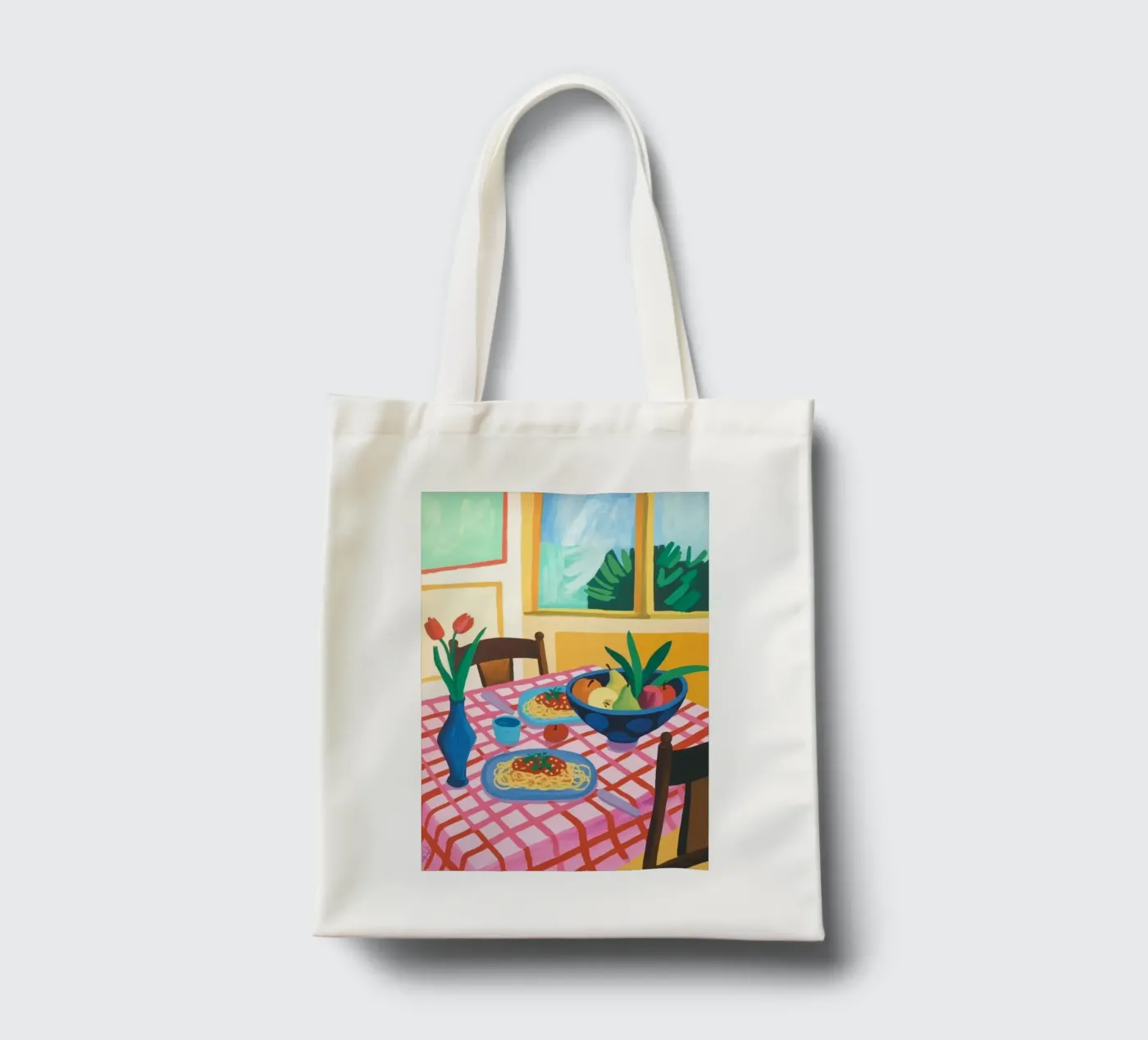 Dining Table tote bag by Eliban