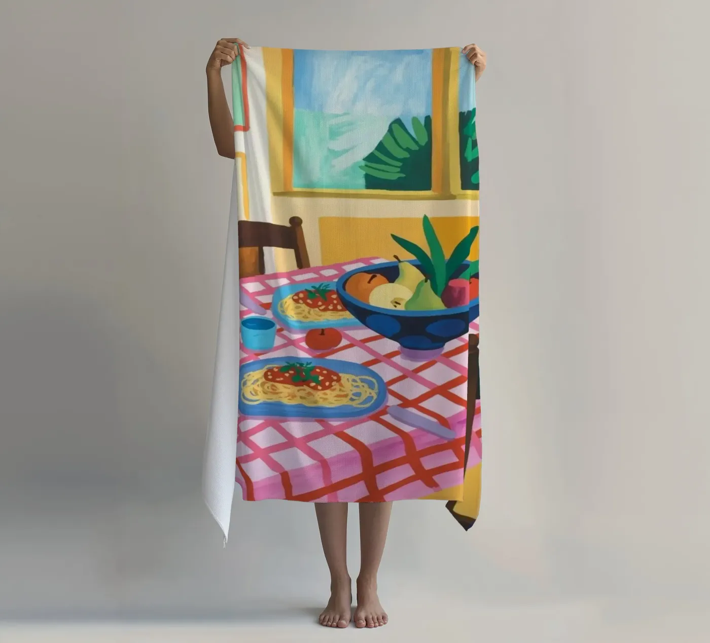 Eettafel strandhanddoek van Eliban