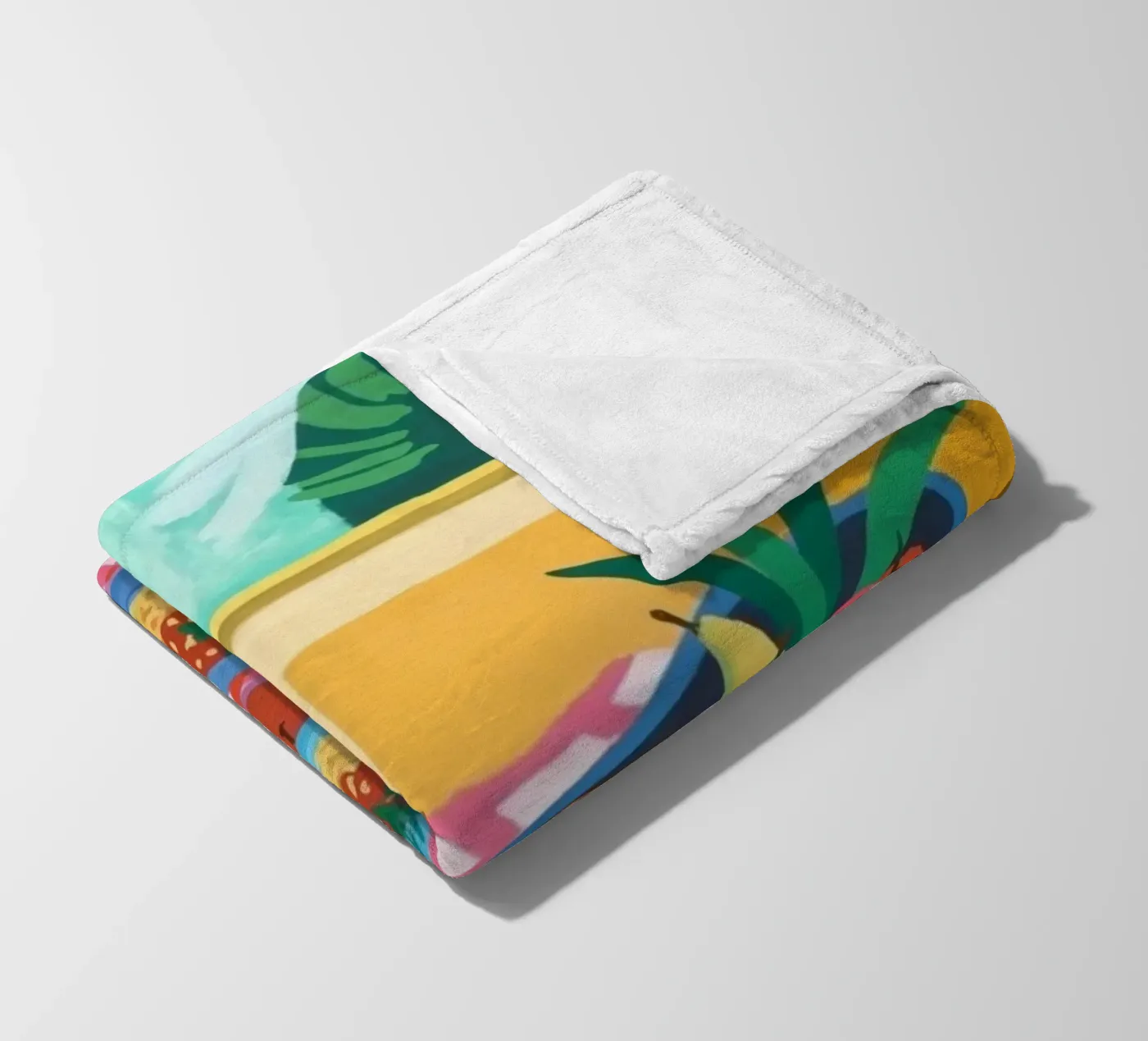 Dining Table fleece blanket by Eliban