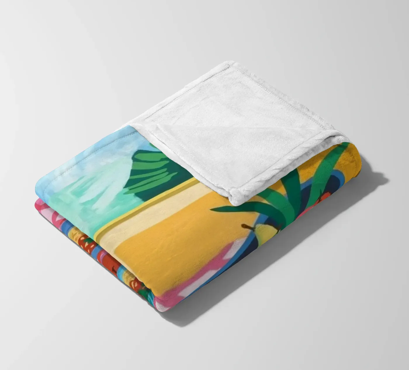 Dining Table fleece blanket by Eliban