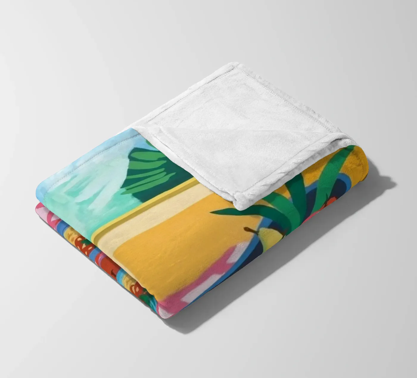 Dining Table fleece blanket by Eliban