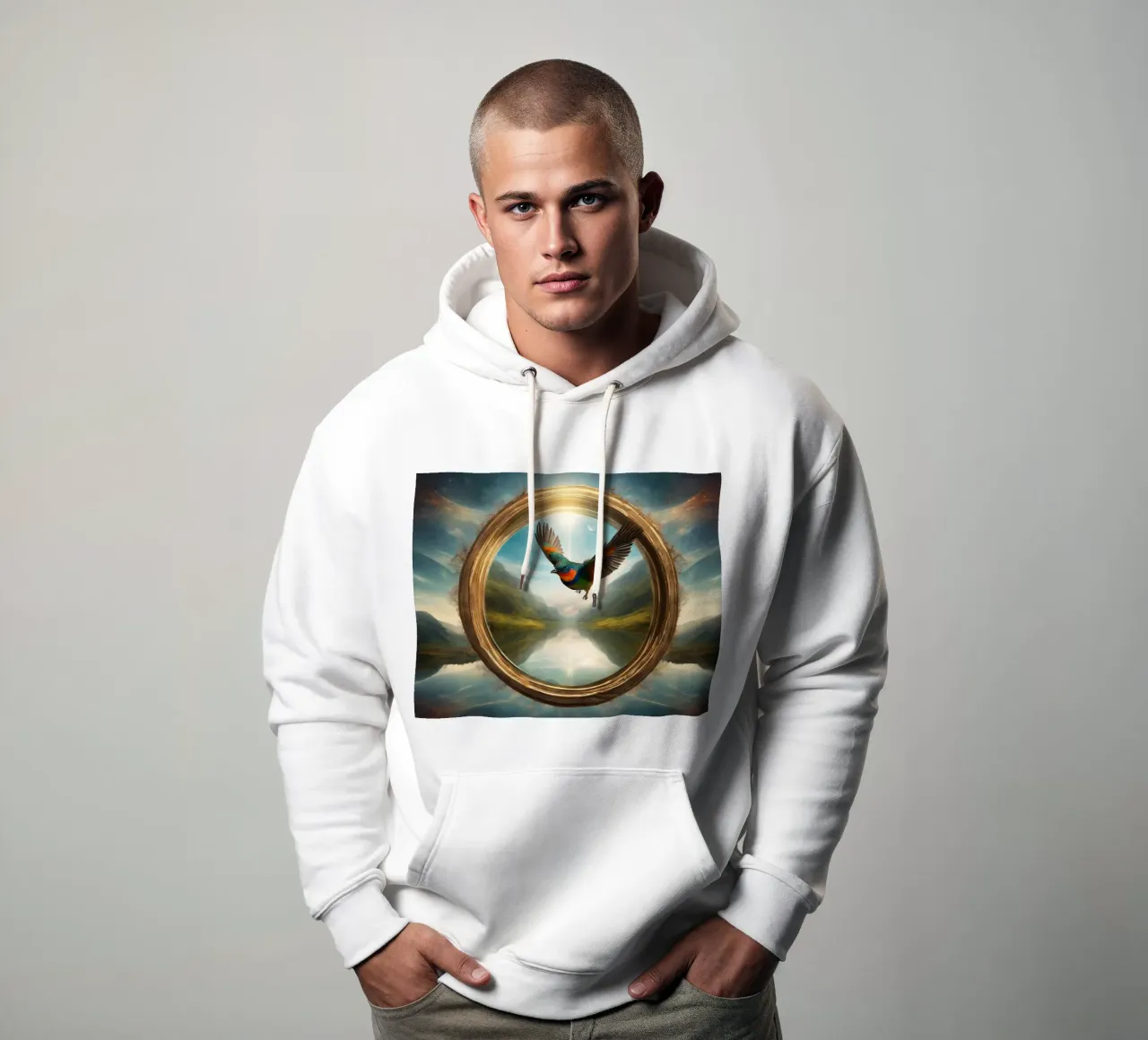 libero1 felpa con cappuccio da kimmindmuse