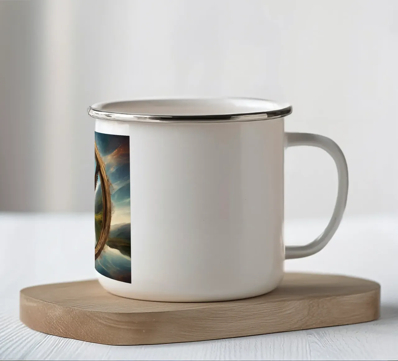 libero1 tazza in smalto da kimmindmuse