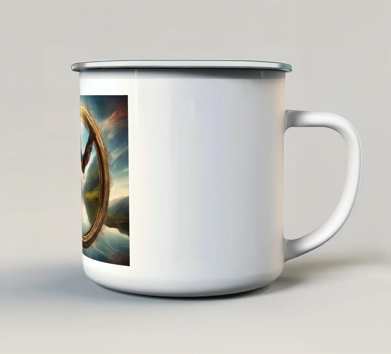 libero1 tazza in smalto da kimmindmuse