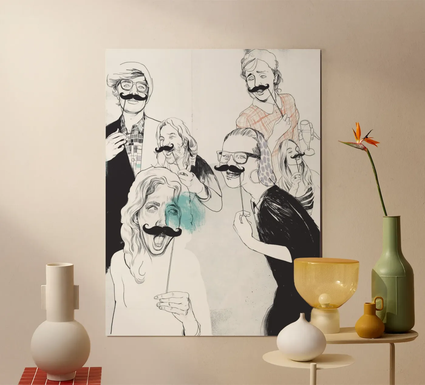 Beards Poster von DrawDraw