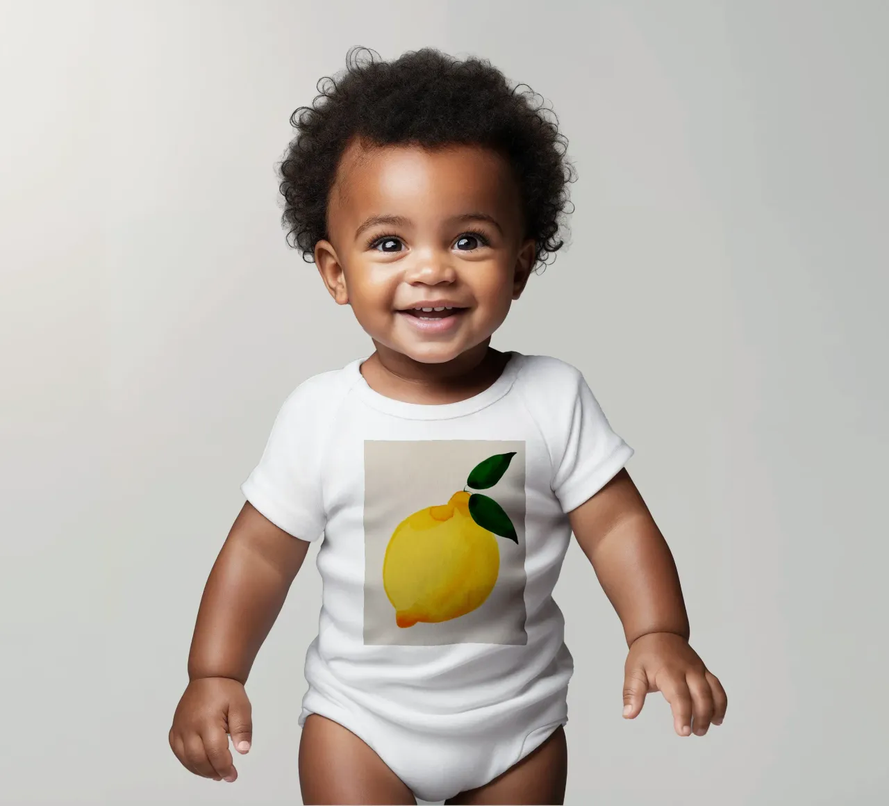 Lemon body neonato maniche corte da Ekaterina Koroleva