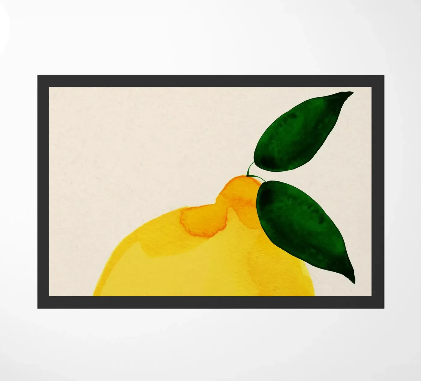 Lemon Fußmatte von Ekaterina Koroleva