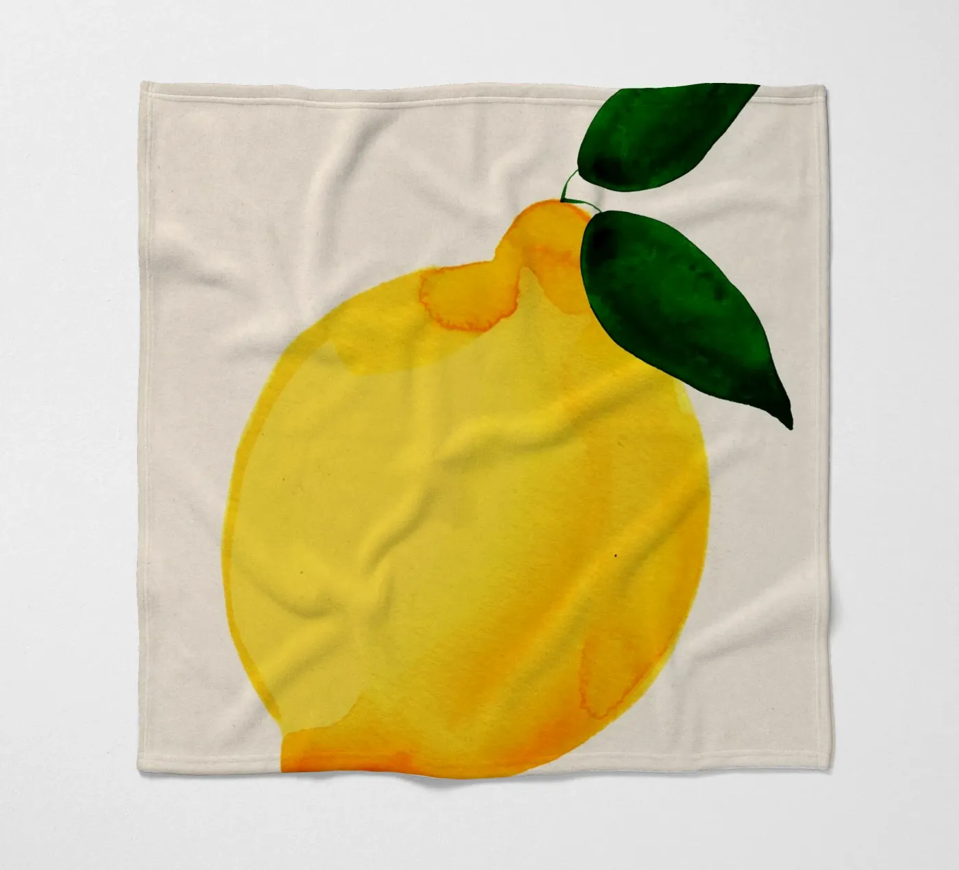 Lemon Fleecedecke von Ekaterina Koroleva