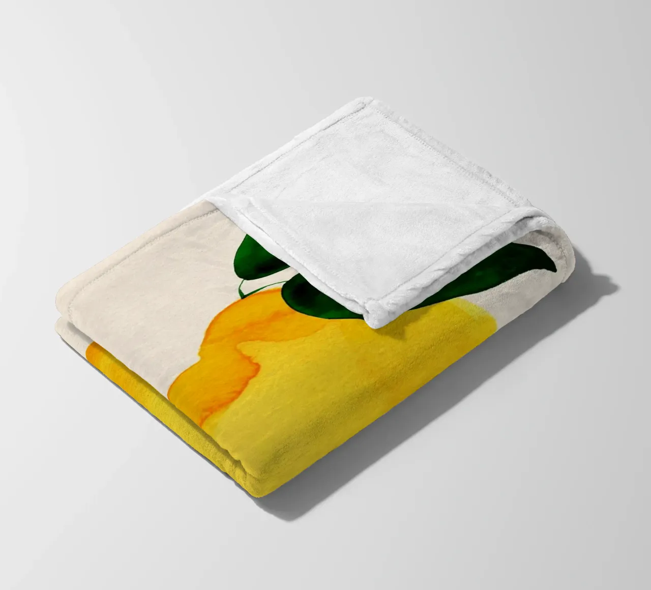 Lemon fleecedeken van Ekaterina Koroleva