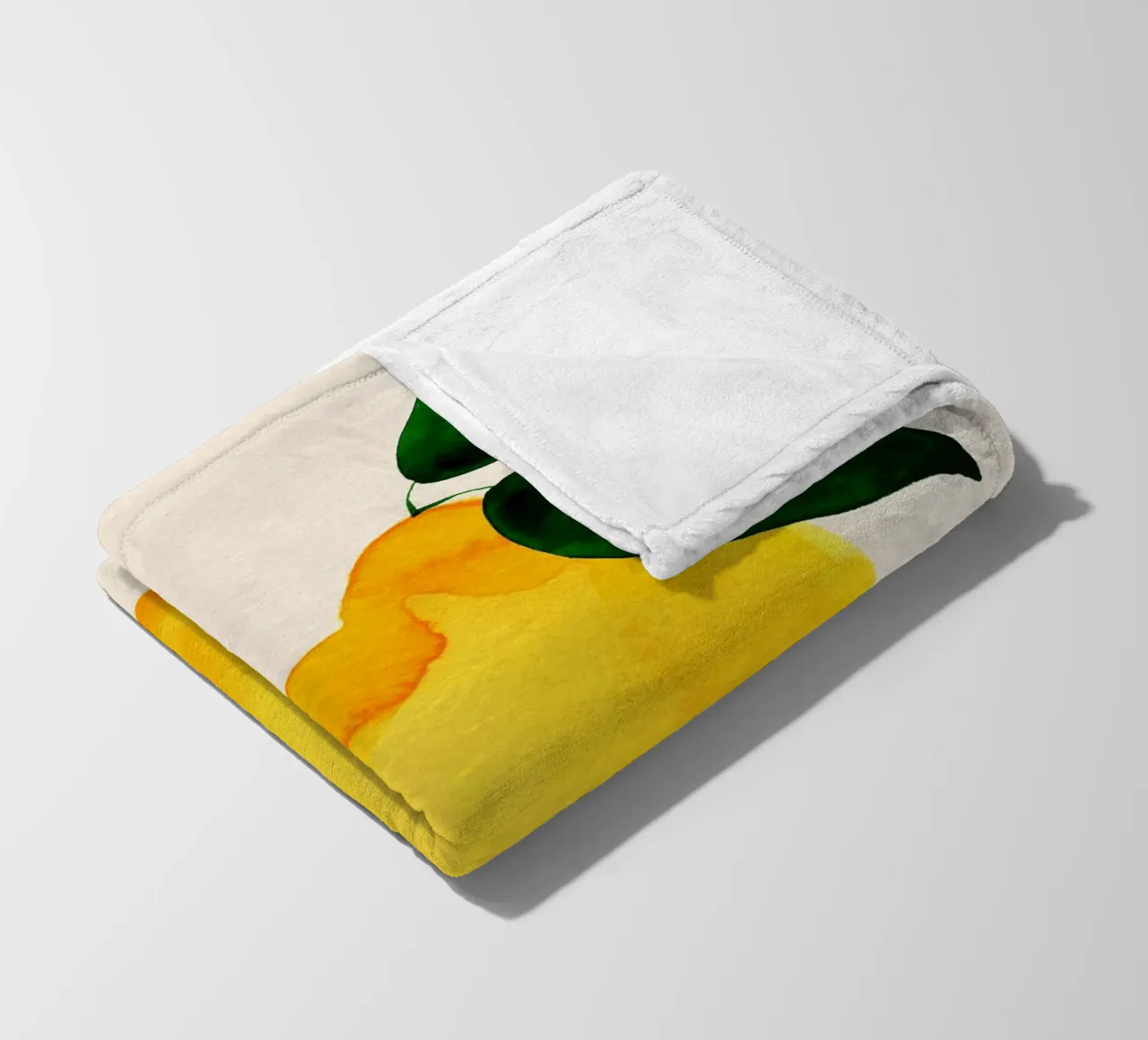 Lemon fleecedeken van Ekaterina Koroleva