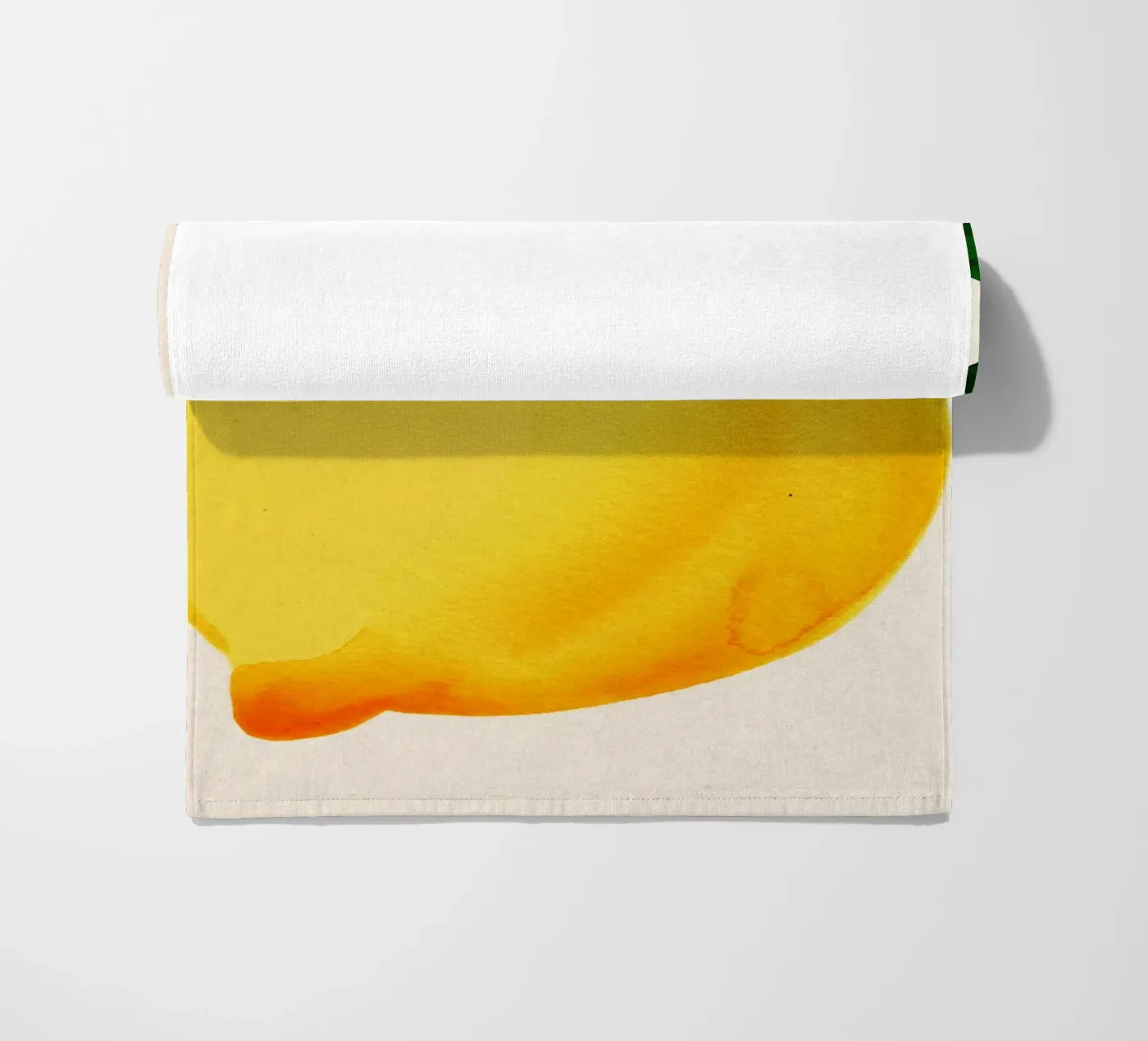 Lemon Strandtuch von Ekaterina Koroleva