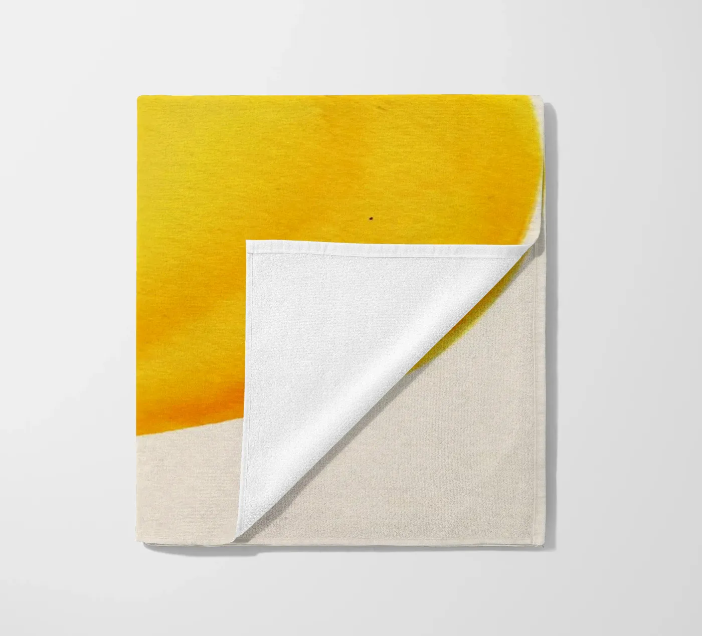 Lemon Strandtuch von Ekaterina Koroleva