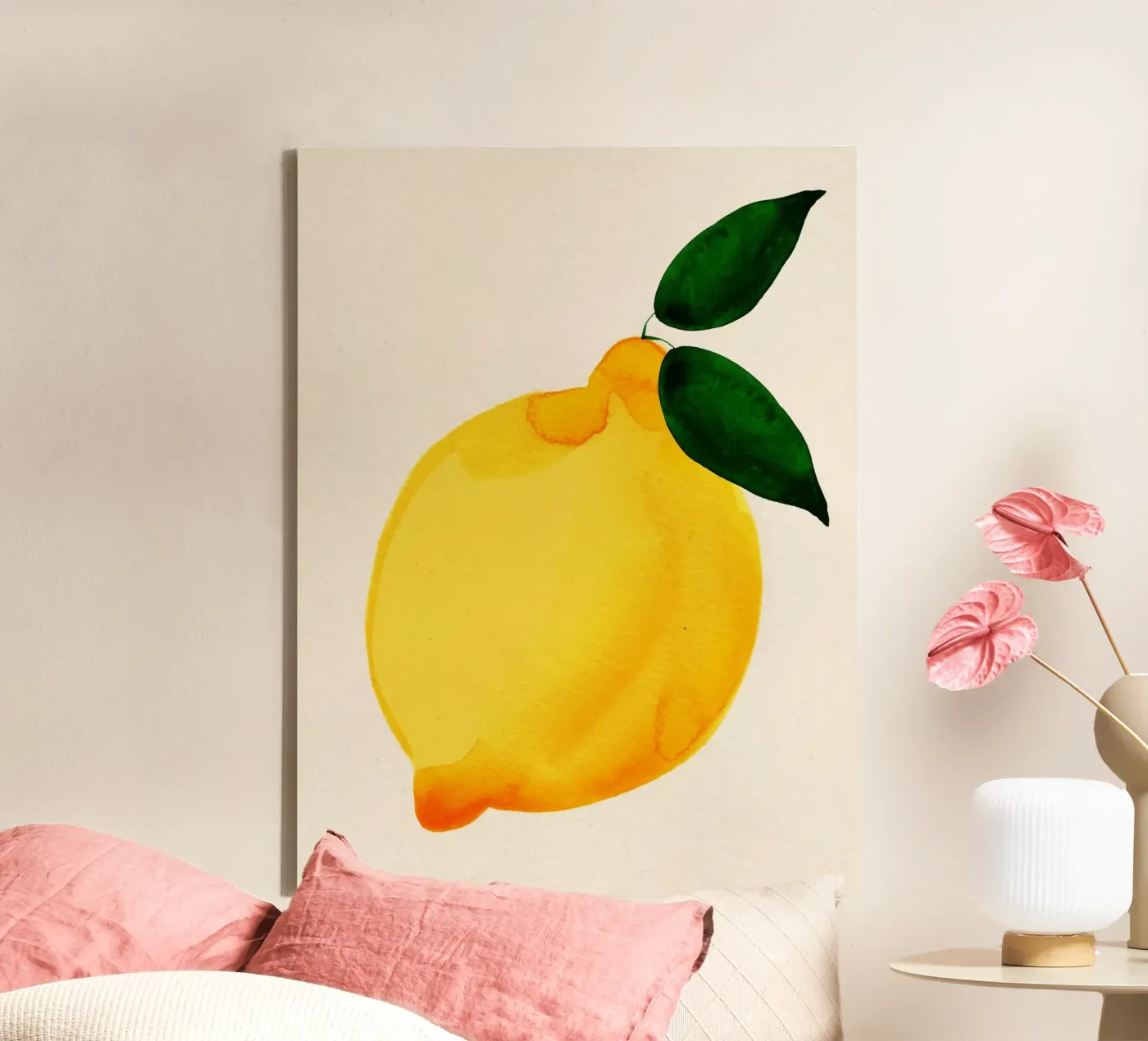 Lemon canvas by Ekaterina Koroleva