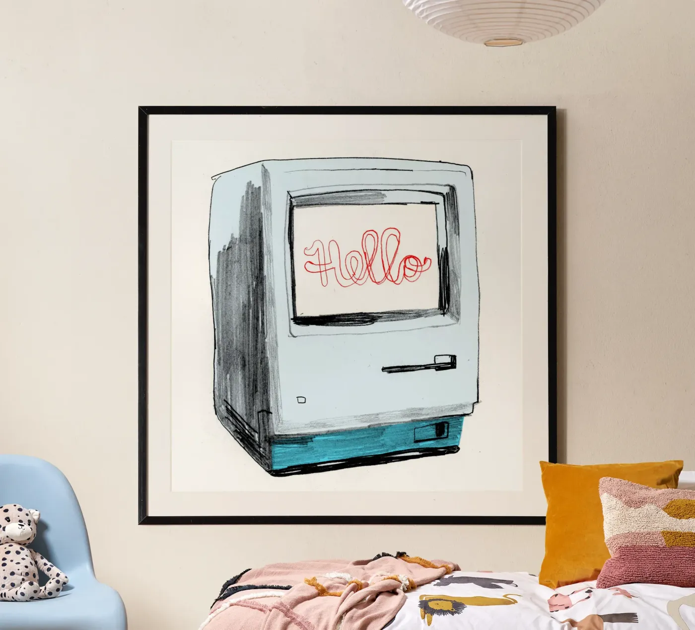 Hello  - Apple Macintosh poster da DrawDraw