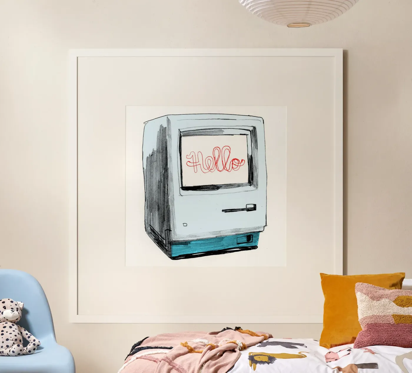 Hello - Apple Macintosh poster da DrawDraw