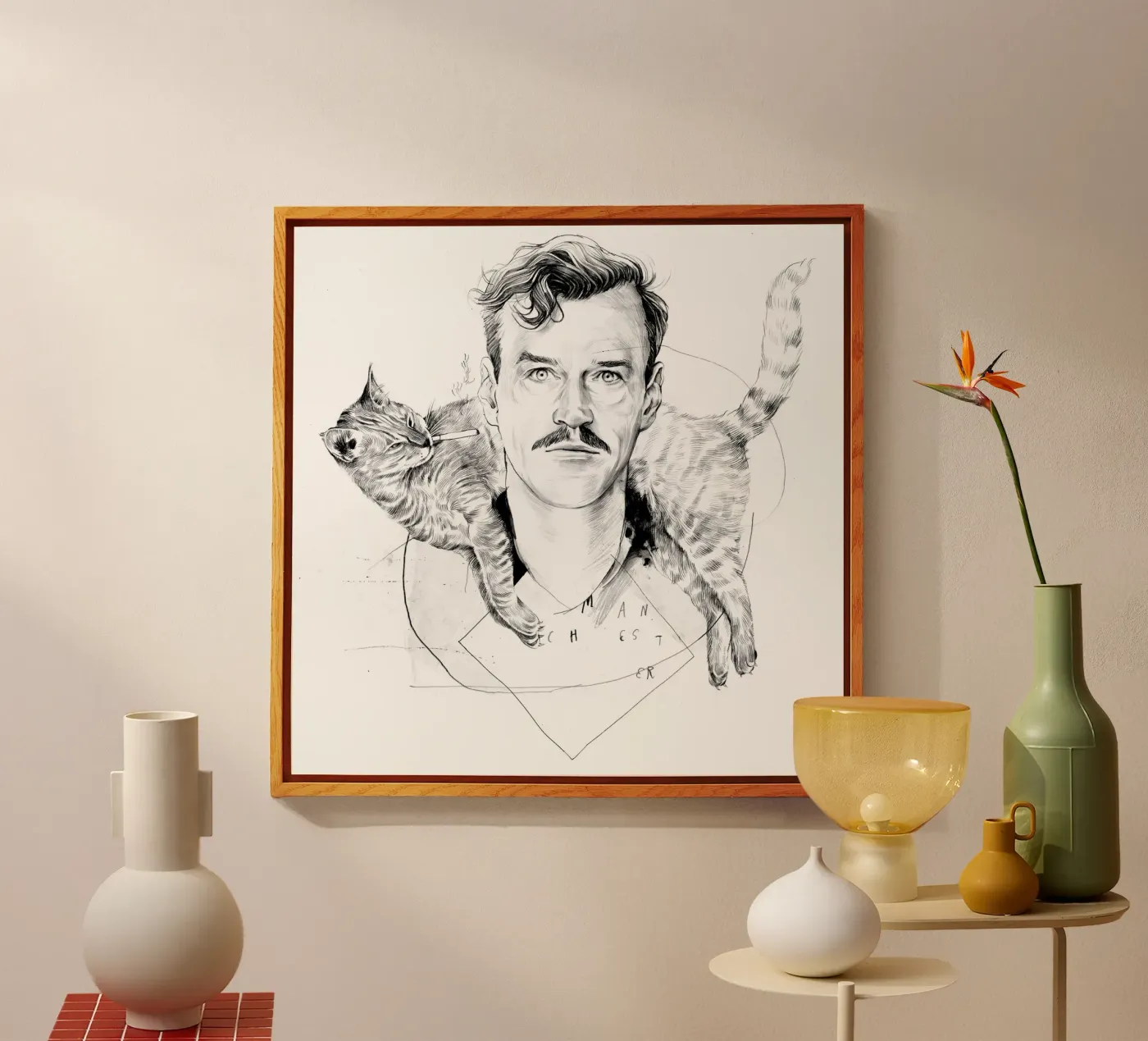 Cat plexiglas de DrawDraw