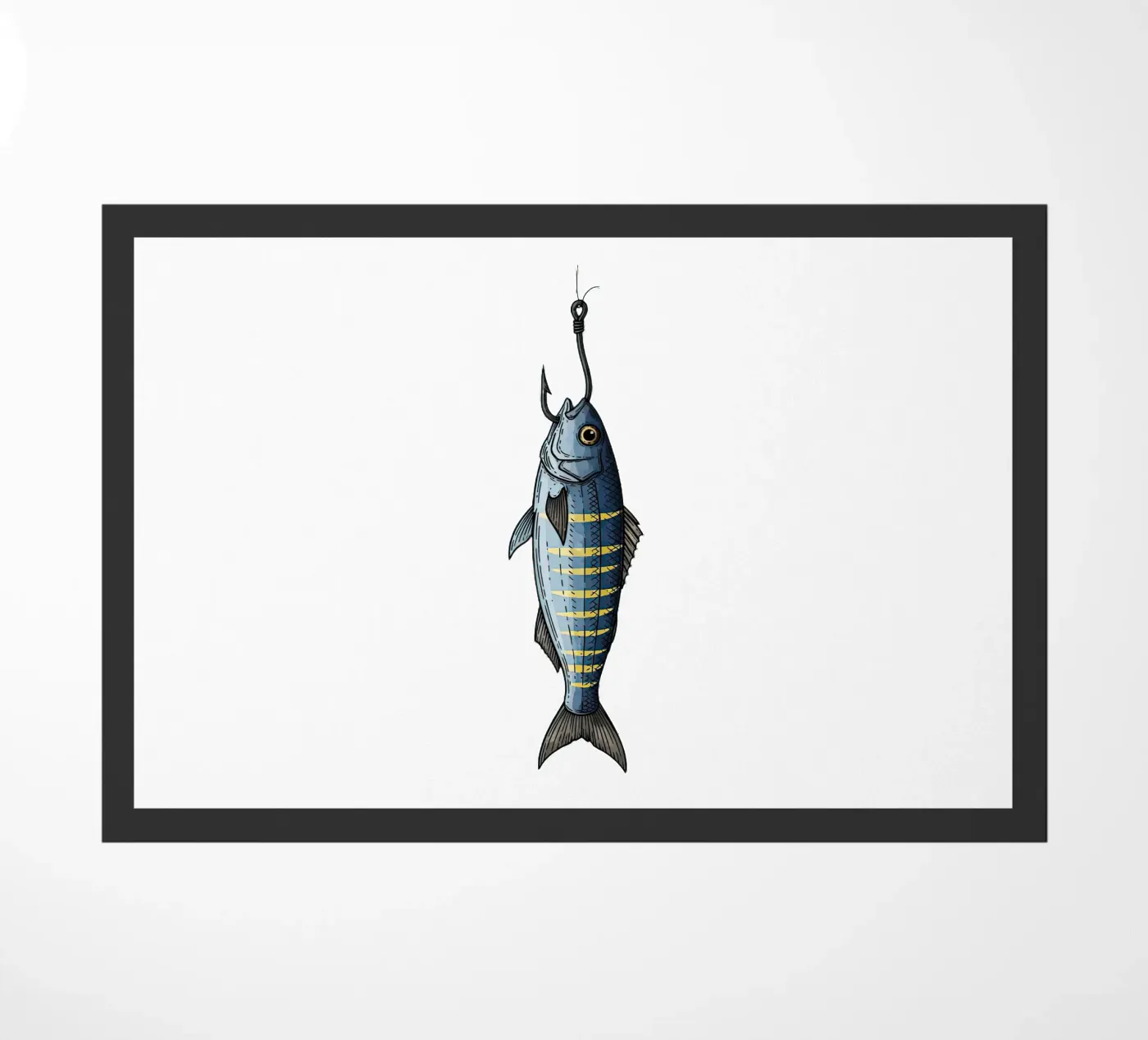Caught doormat by thung thung