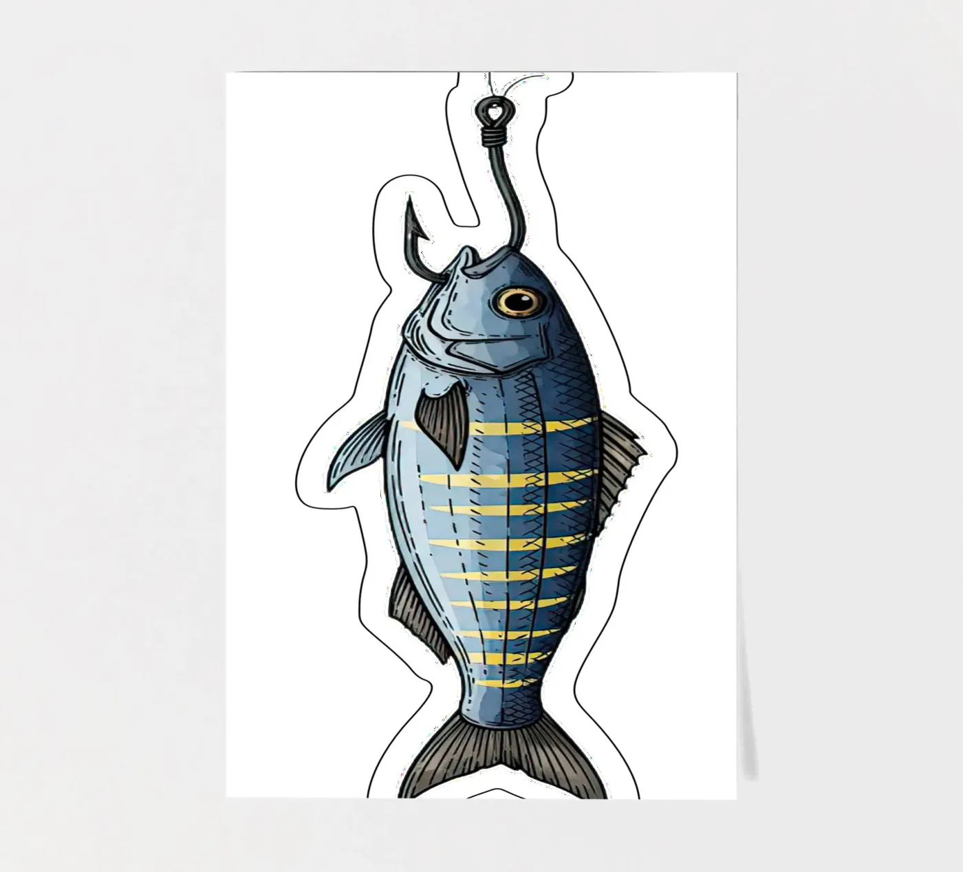 Caught sticker sheet by thung thung