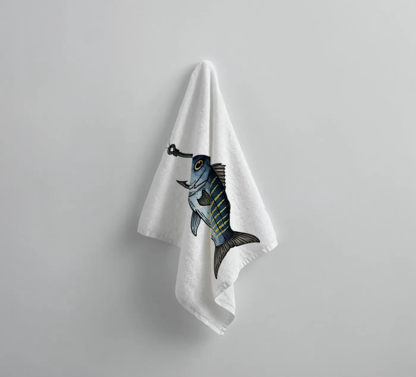 Caught towel by thung thung