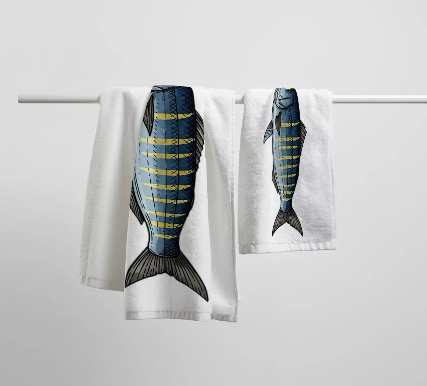 Caught towel by thung thung