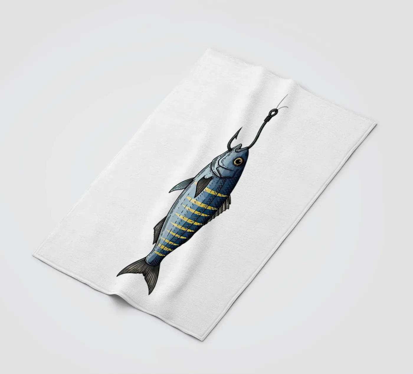 Caught fleece blanket by thung thung