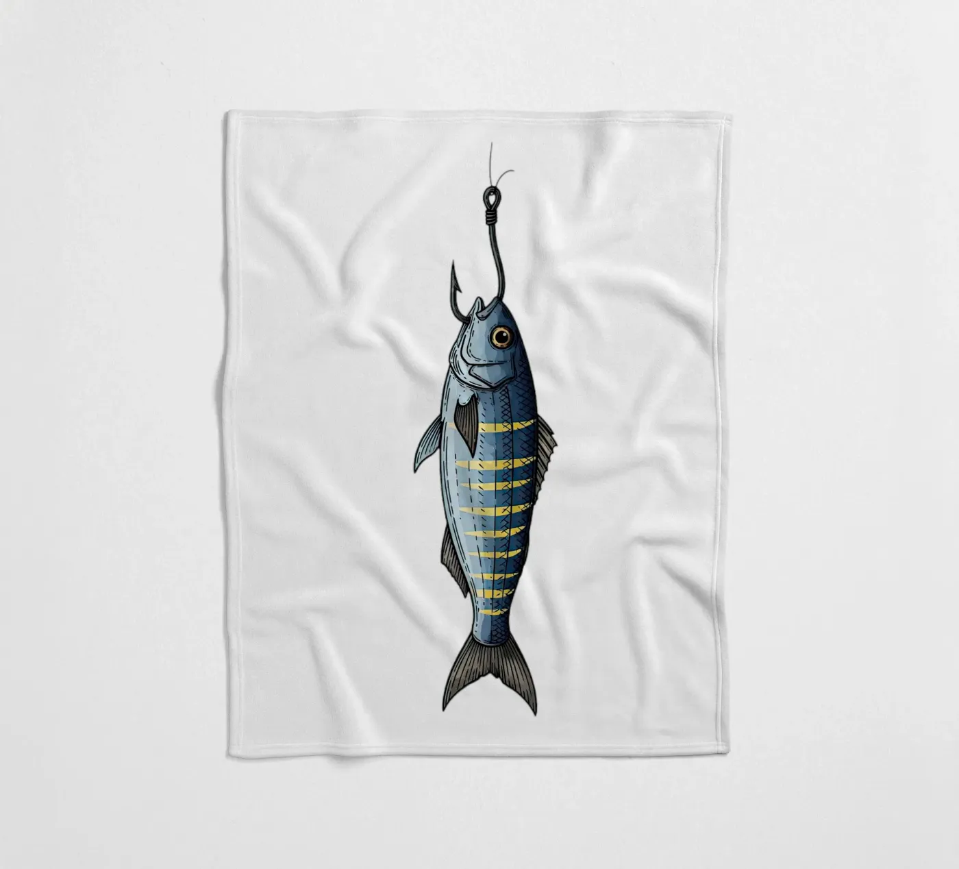 Caught fleece blanket by thung thung