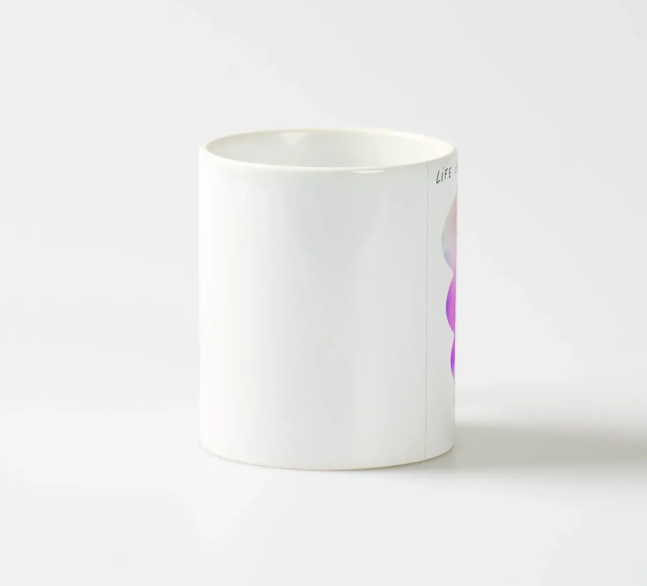 Life is tazza in ceramica da STUDIO LEEMO