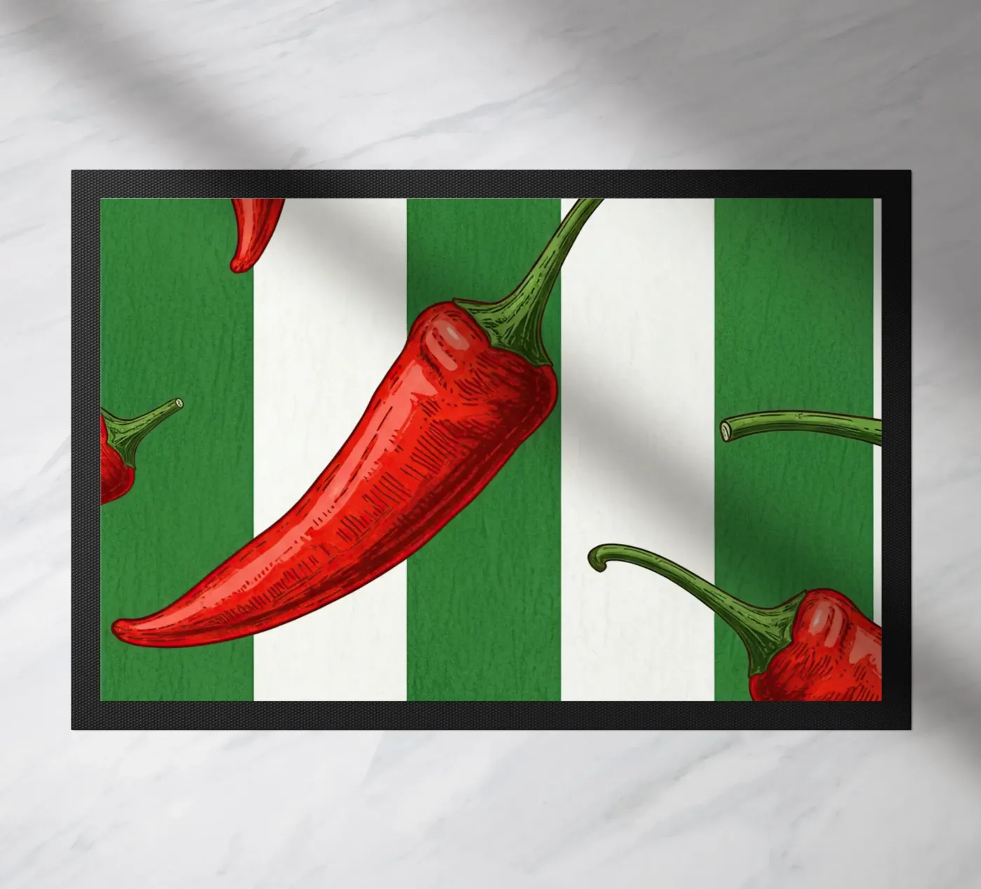 Hot Pattern doormat by thung thung