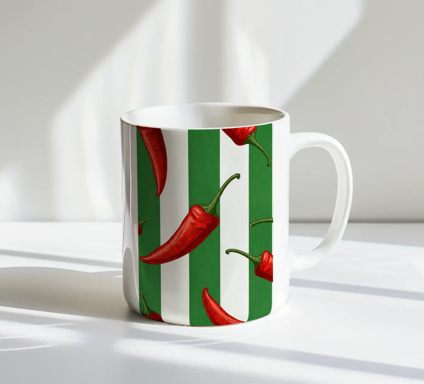 Hot Pattern ceramic mug by thung thung
