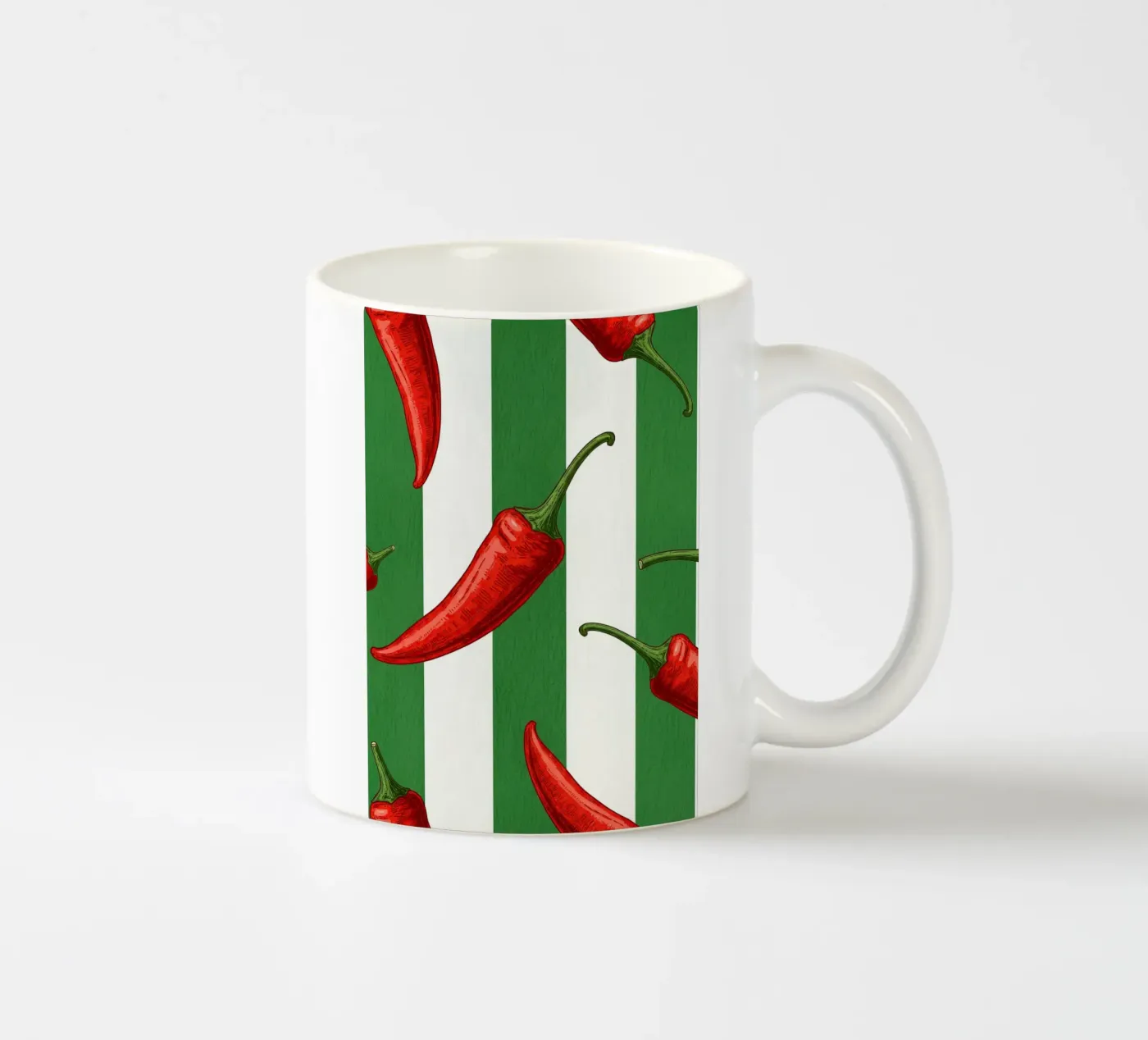 Hot Pattern ceramic mug by thung thung