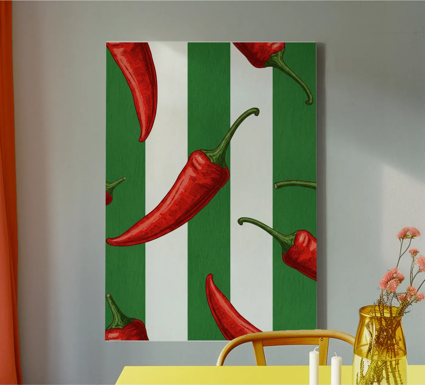 Hot Pattern canvas by thung thung