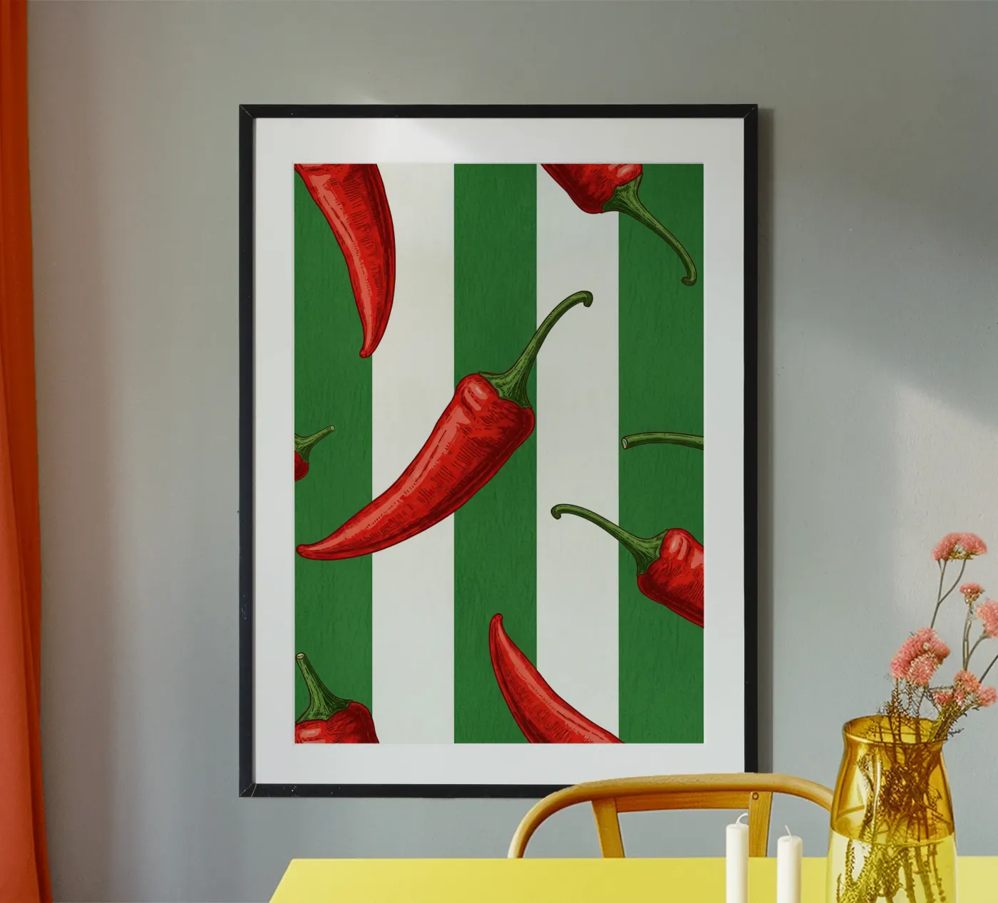 Hot Pattern poster by thung thung