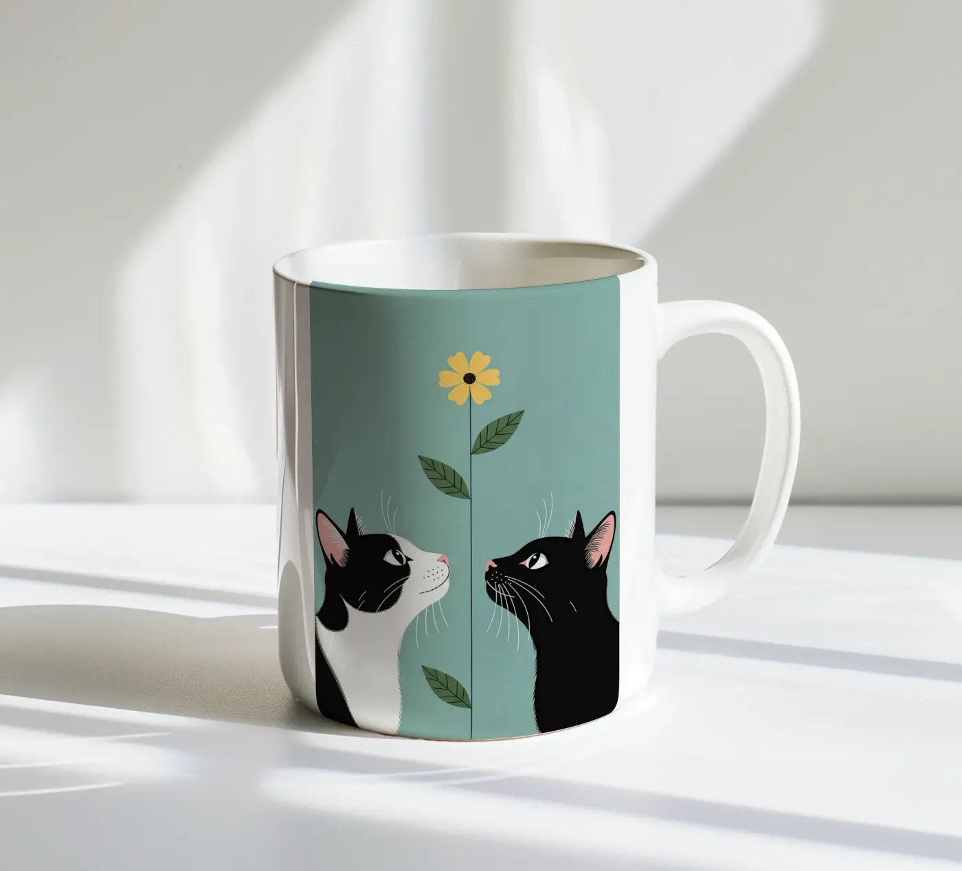 Between Us ceramic mug by thung thung