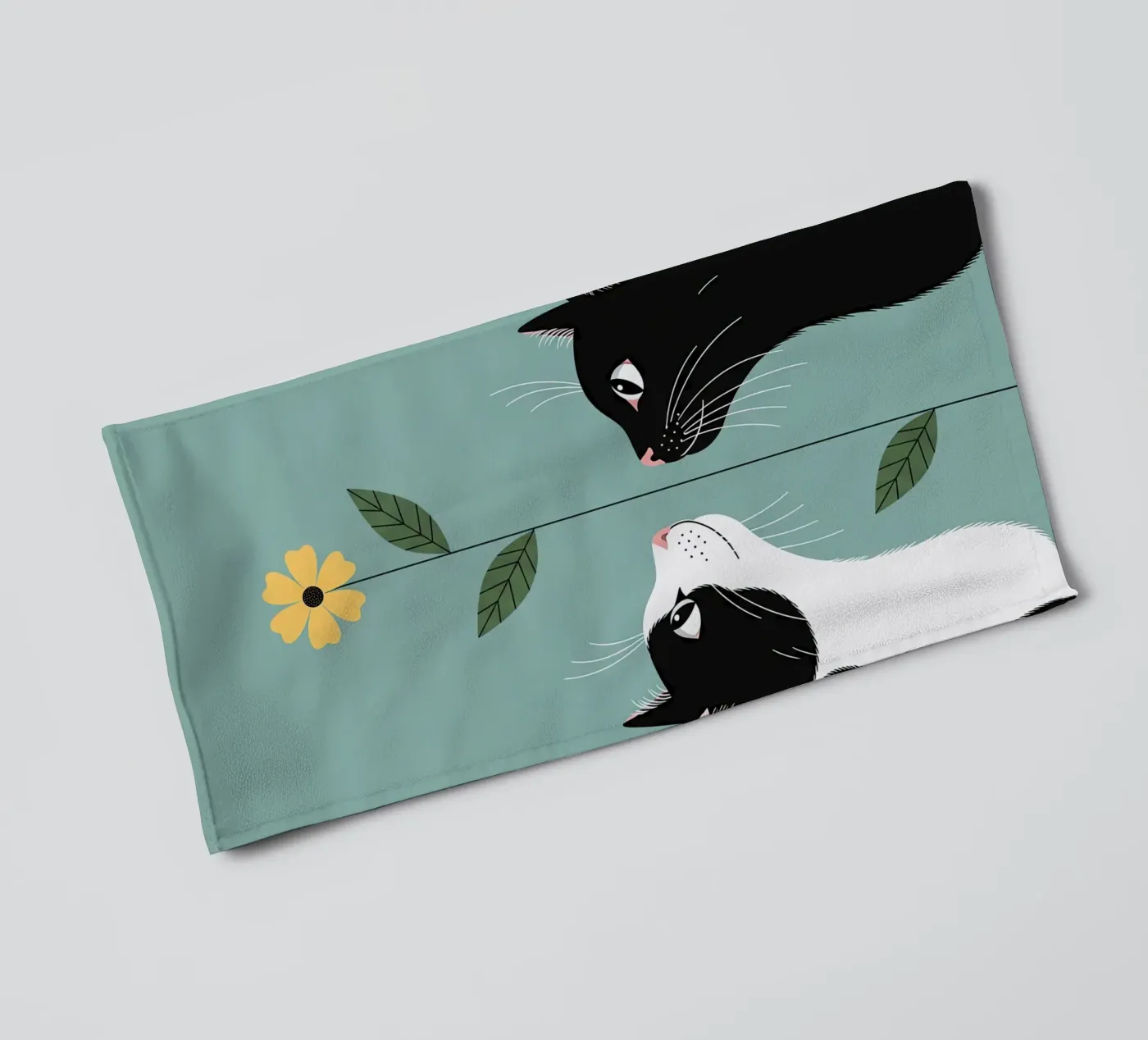 Between Us towel by thung thung