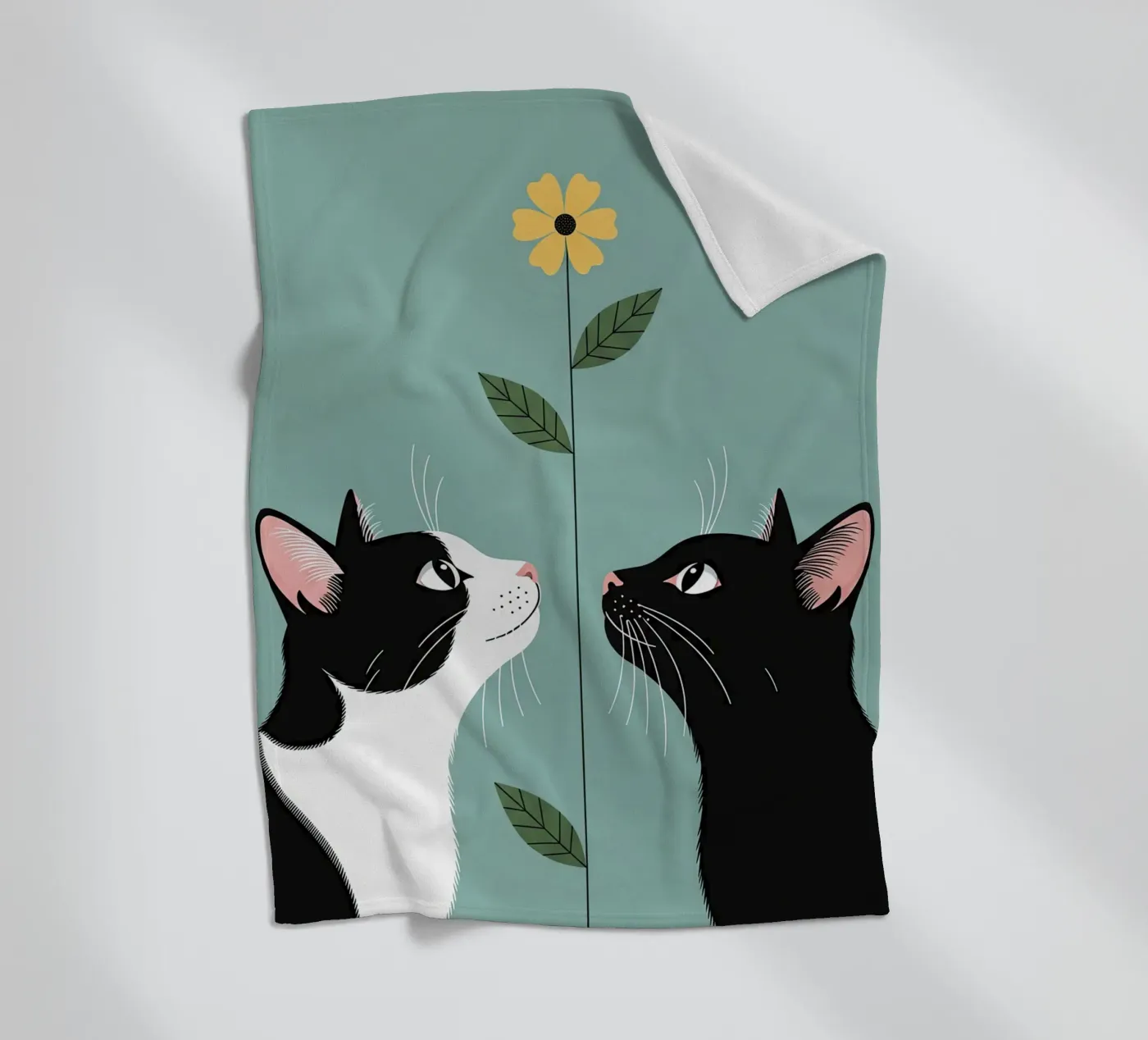 Between Us fleece blanket by thung thung