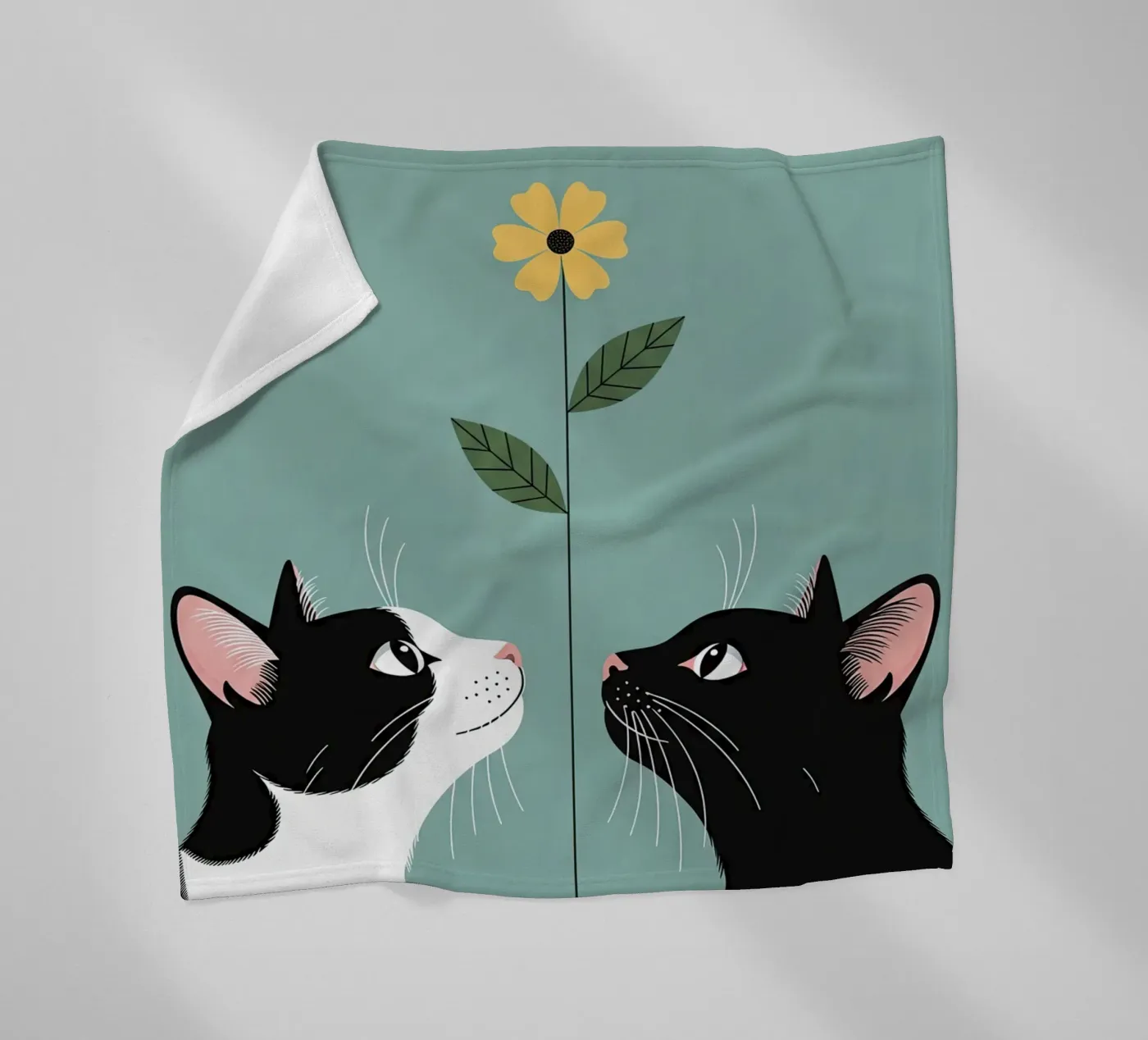 Between Us fleece blanket by thung thung