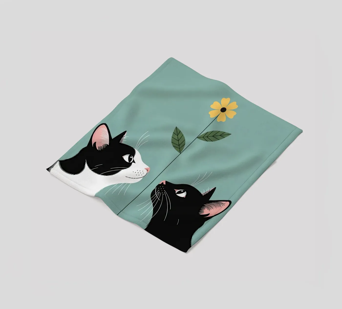Between Us fleece blanket by thung thung