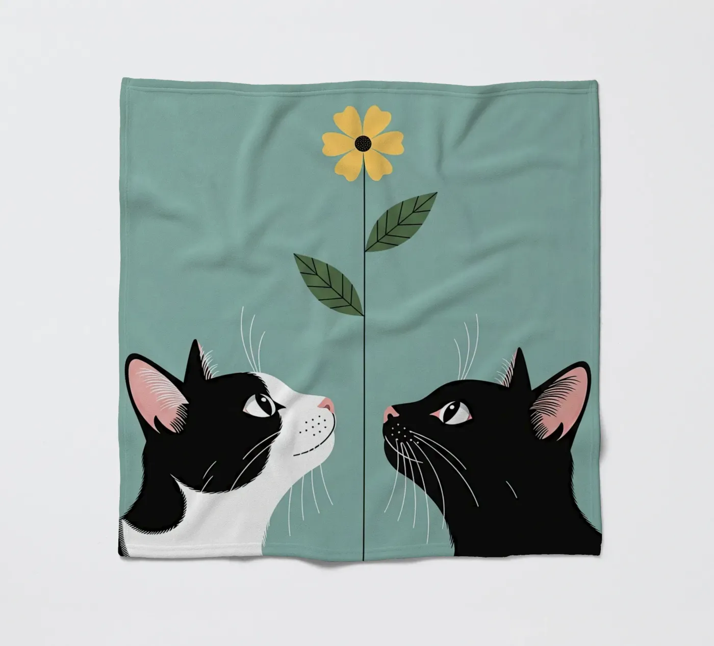 Between Us fleece blanket by thung thung