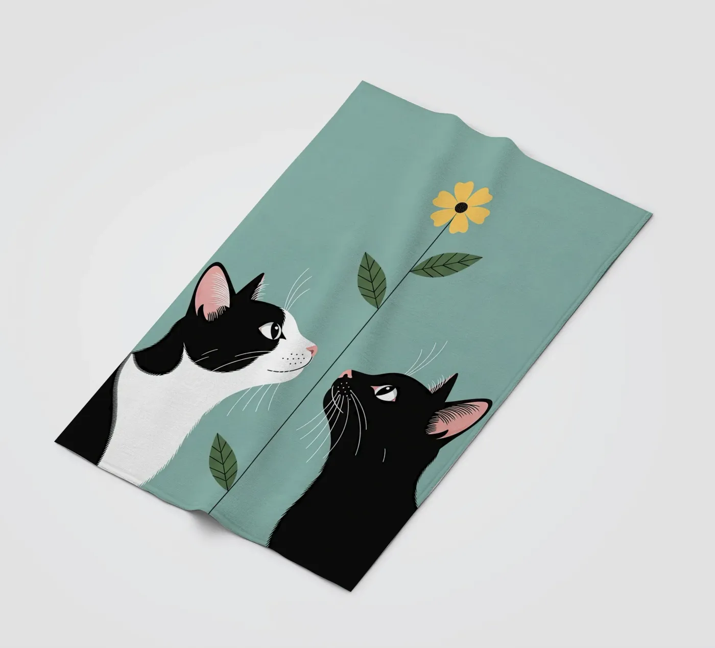 Between Us fleece blanket by thung thung