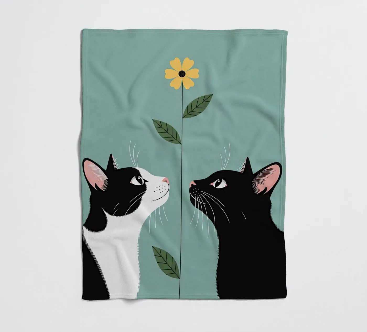 Between Us fleece blanket by thung thung
