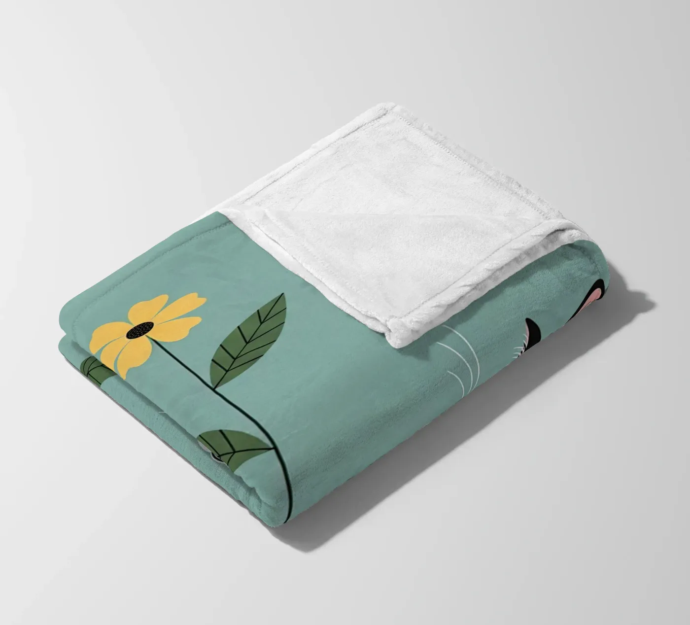 Between Us fleece blanket by thung thung